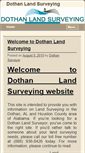 Mobile Screenshot of dothanlandsurveying.com